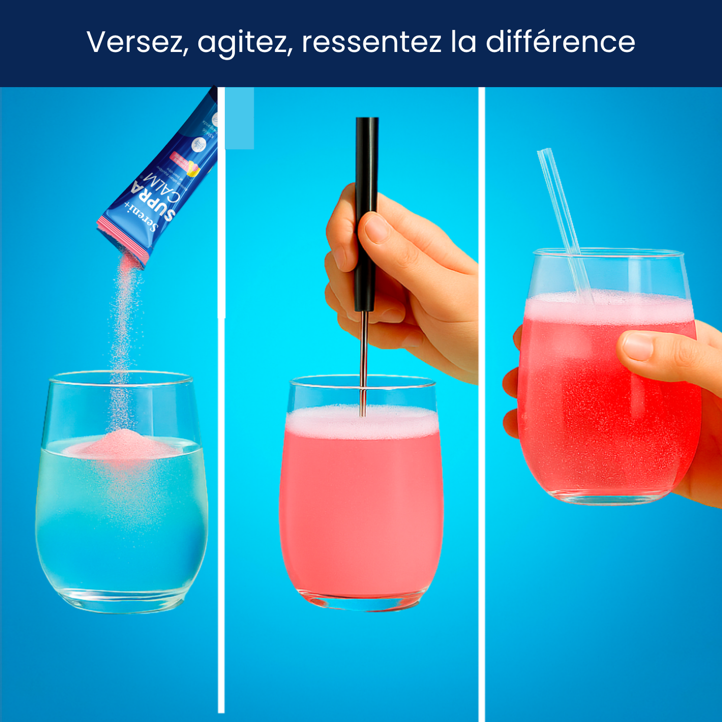 Sereni+ Supracalm® – Mélange à boire pour équilibrer le cortisol